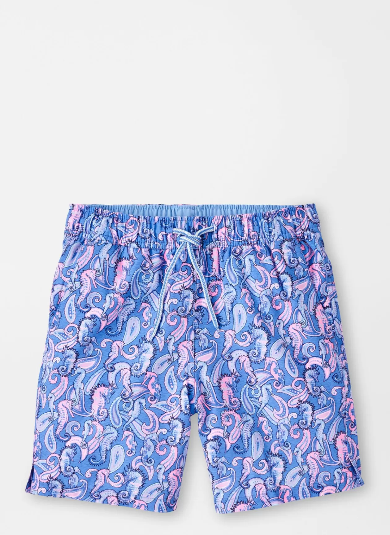 Peter Millar Seahorse Paisley Youth Swim Trunk