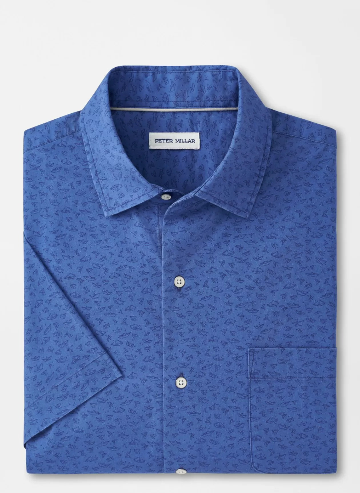 Peter Millar Shorebird Cotton-Stretch Sport Shirt