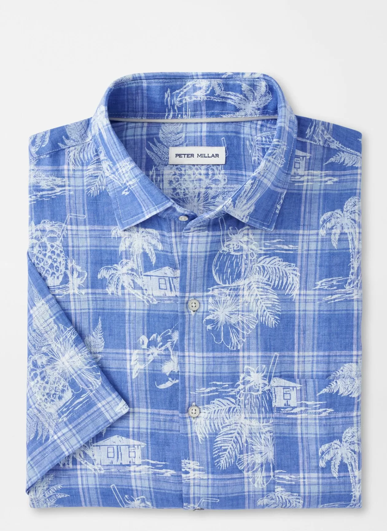 Peter Millar Shoreside Linen Sport Shirt