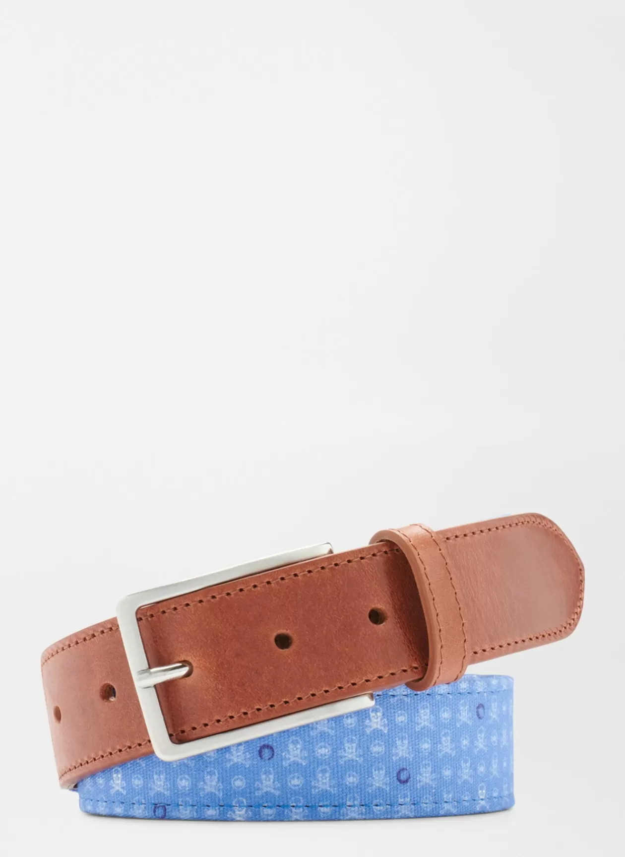 Peter Millar Skull In One Printed Belt