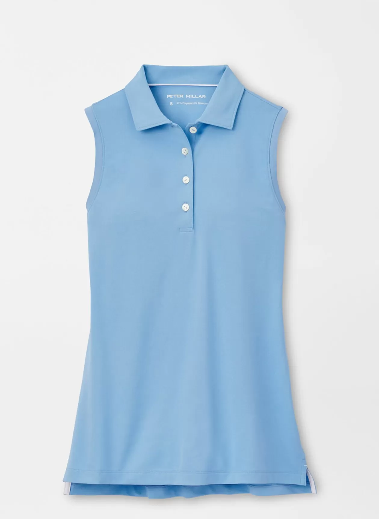 Peter Millar Sleeveless Banded Button Polo