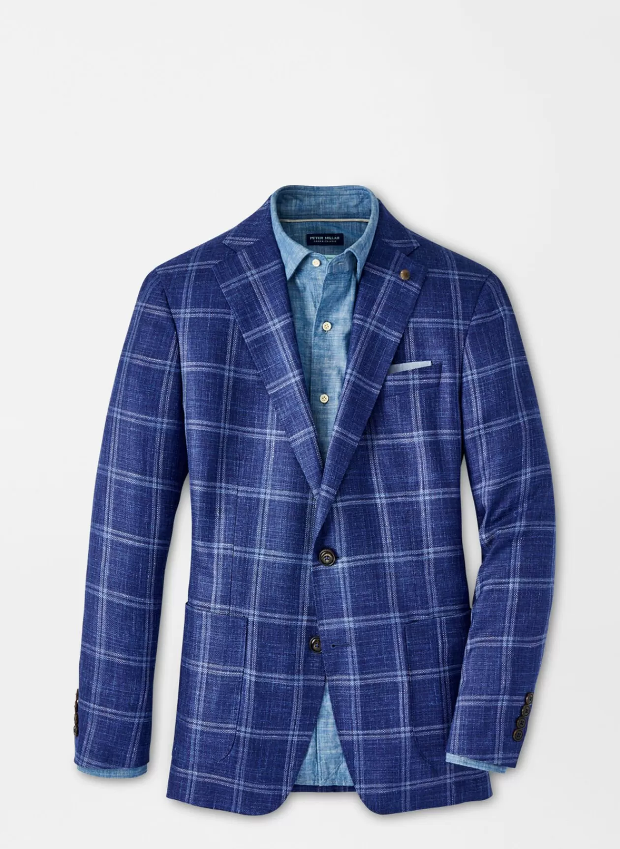 Peter Millar Sola Windowpane Soft Jacket