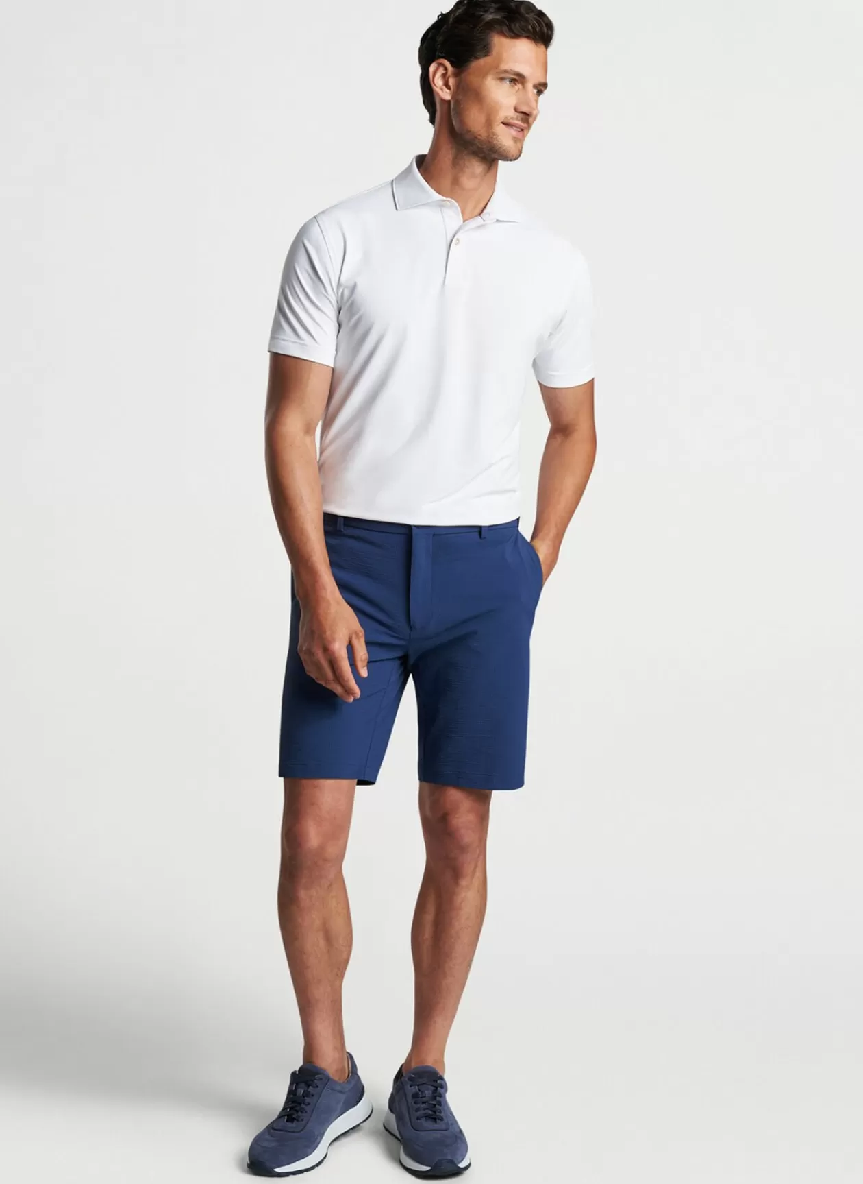 Peter Millar Solid Performance Jersey Polo