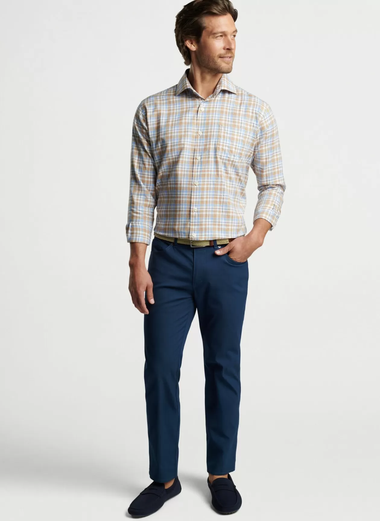 Peter Millar Stonington Summer Soft Cotton Sport Shirt