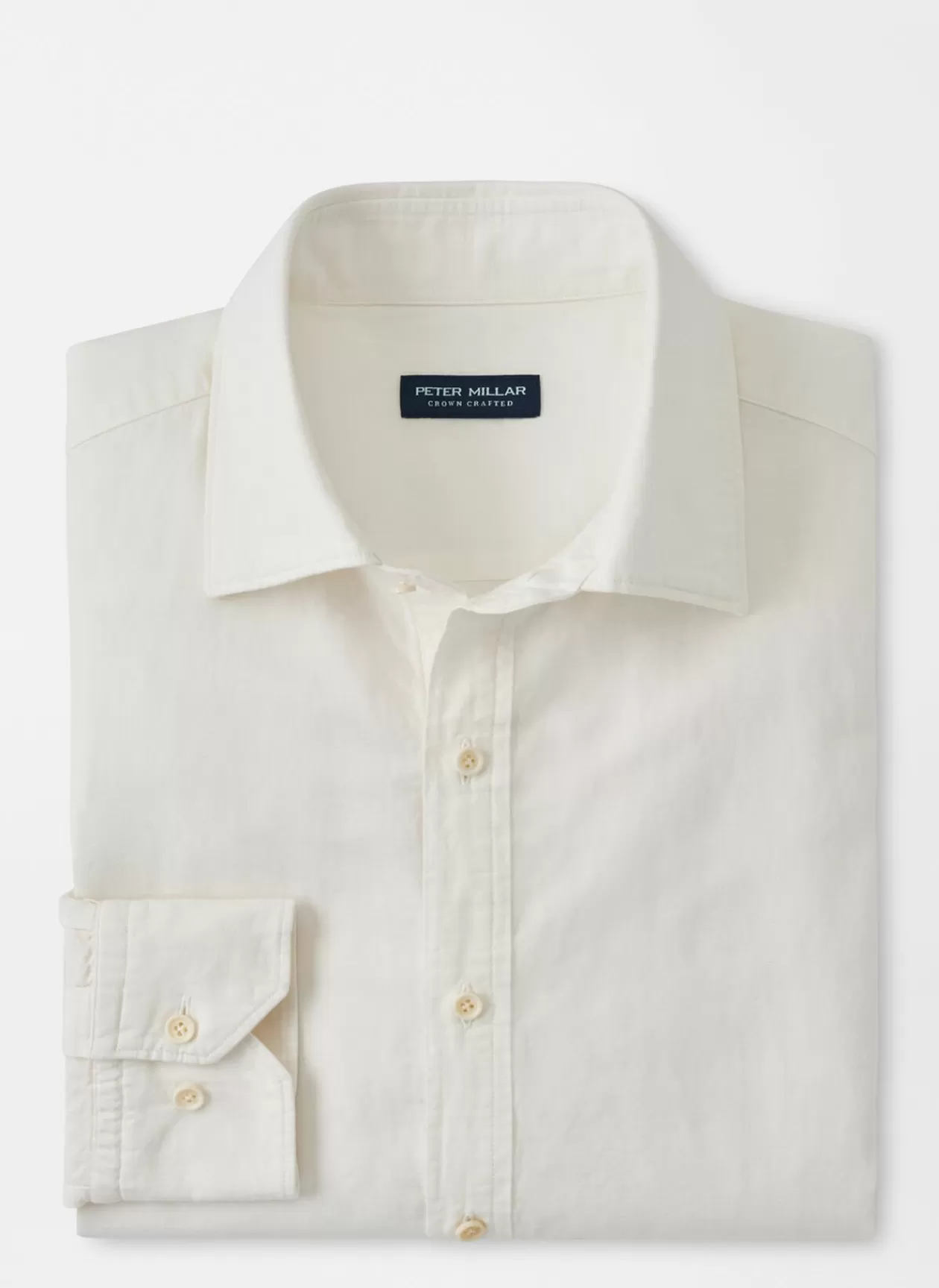 Peter Millar Teo Cotton Linen Blend Sport Shirt