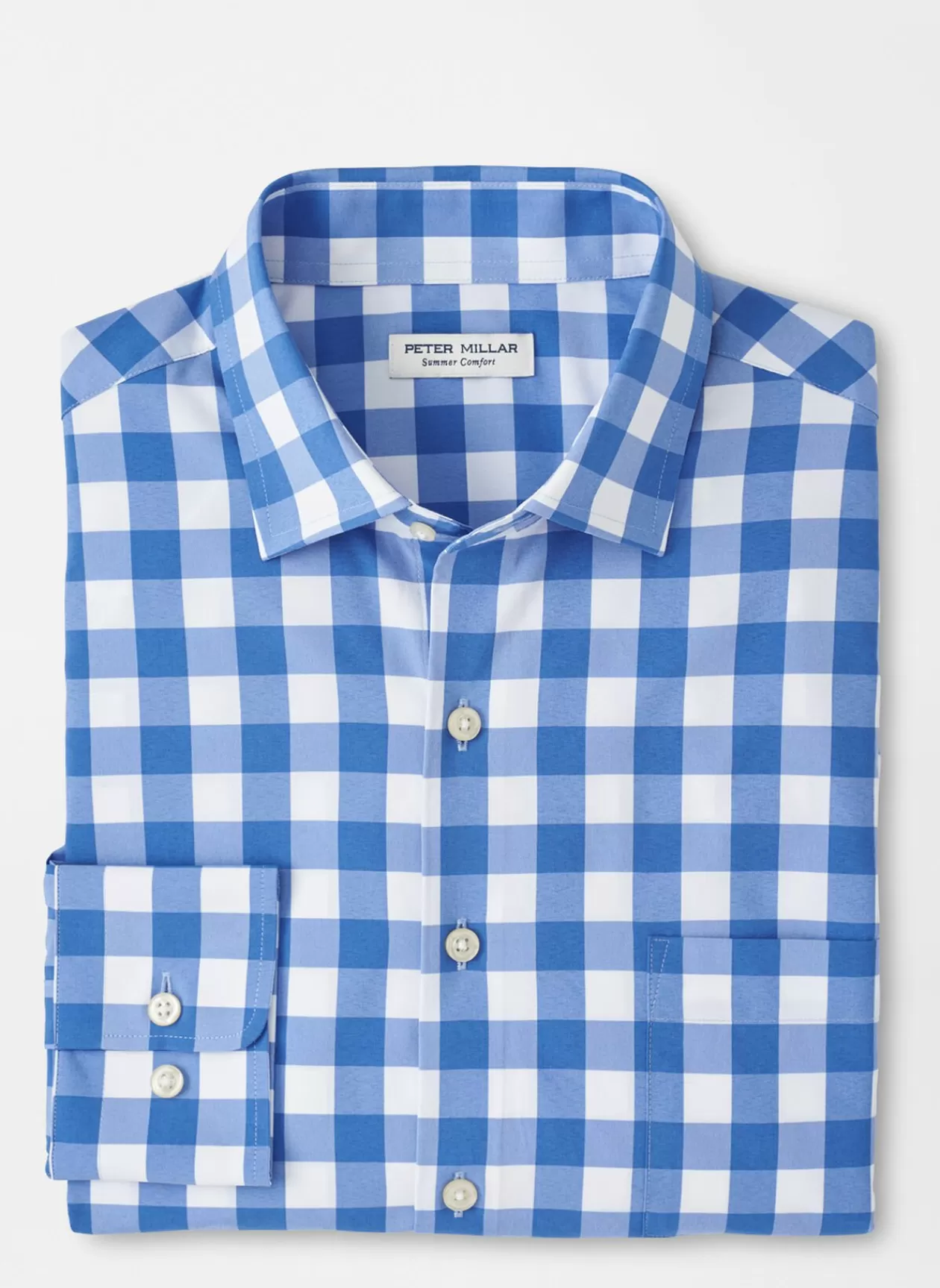 Peter Millar Van Ness Performance Poplin Sport Shirt