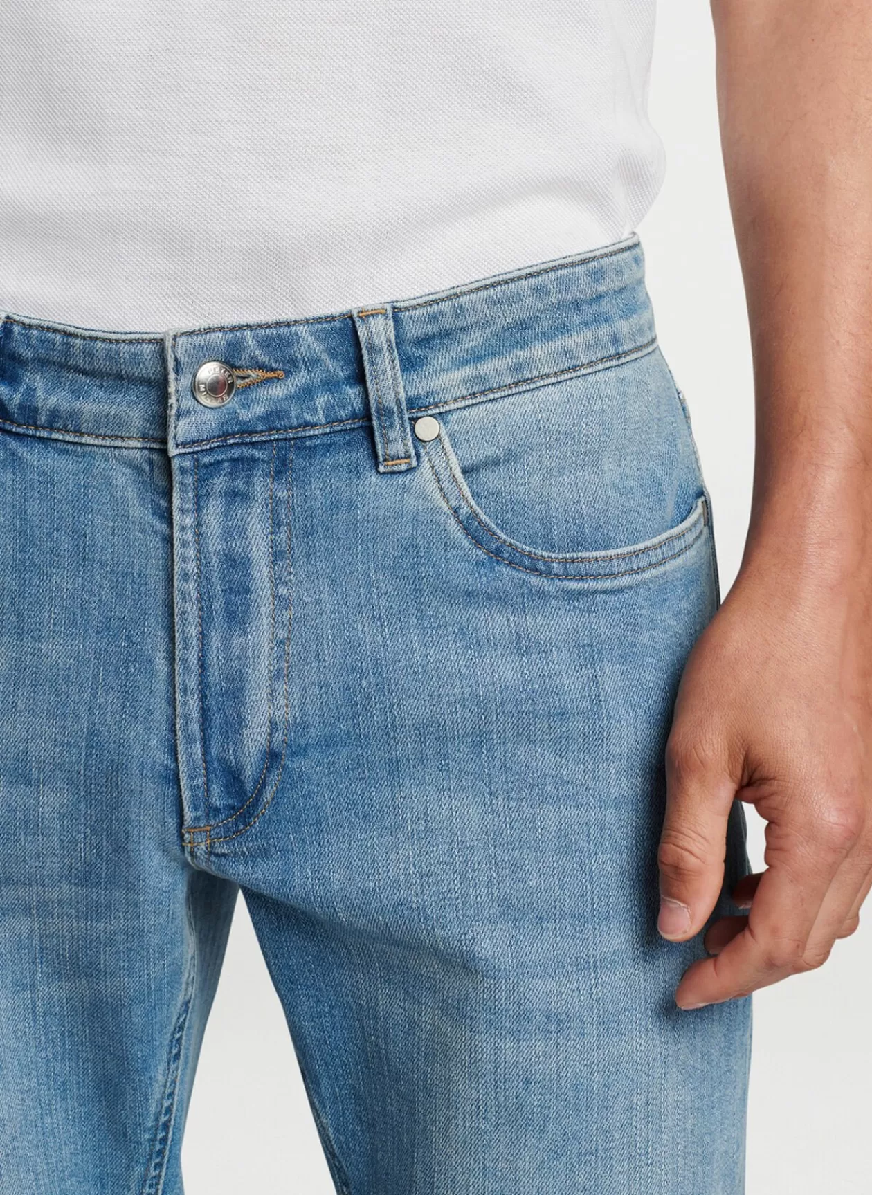 Peter Millar Vintage Washed Five-Pocket Denim