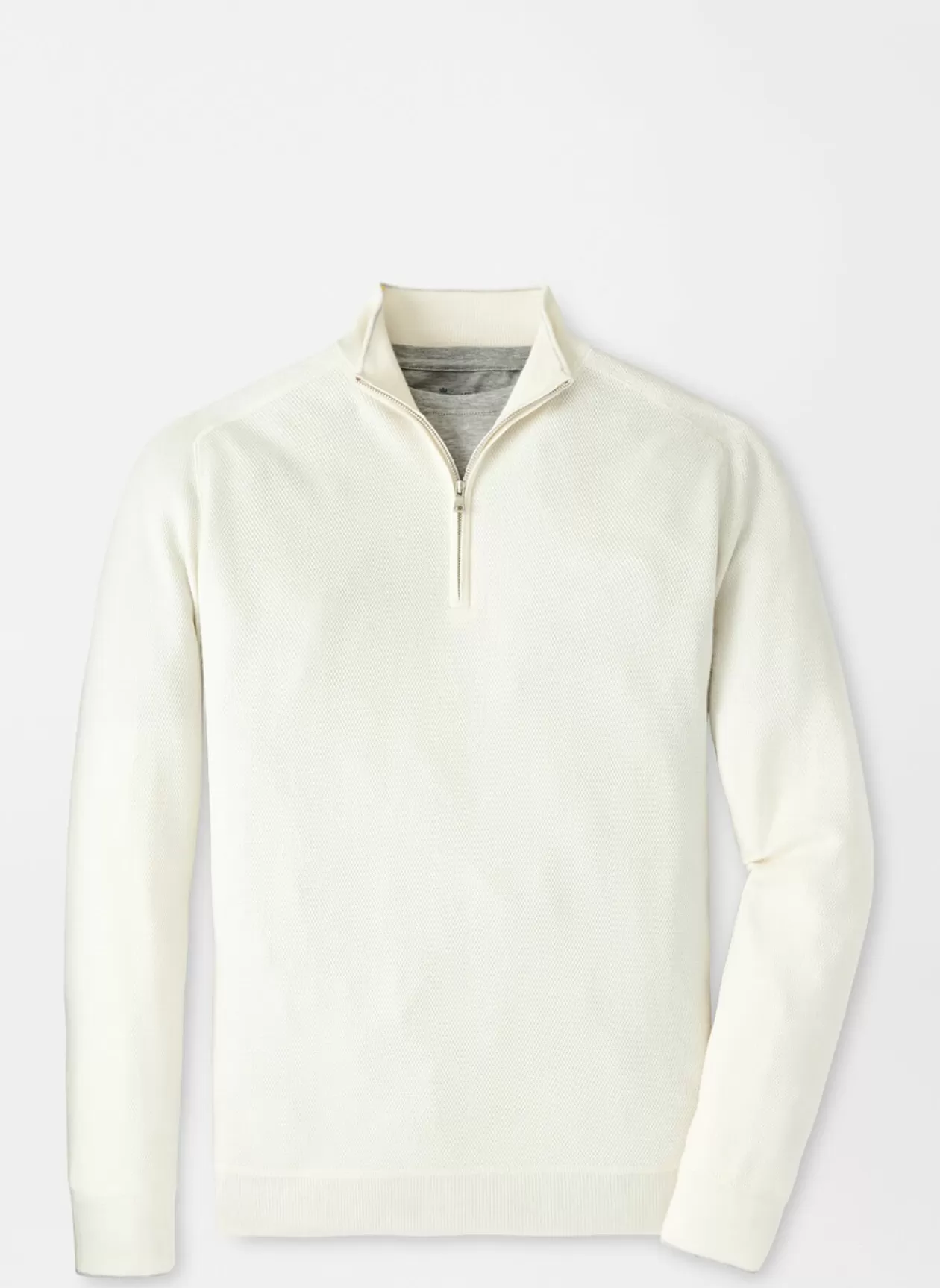 Peter Millar Voyager Cashmere-Silk Saddle Shoulder Quarter-Zip