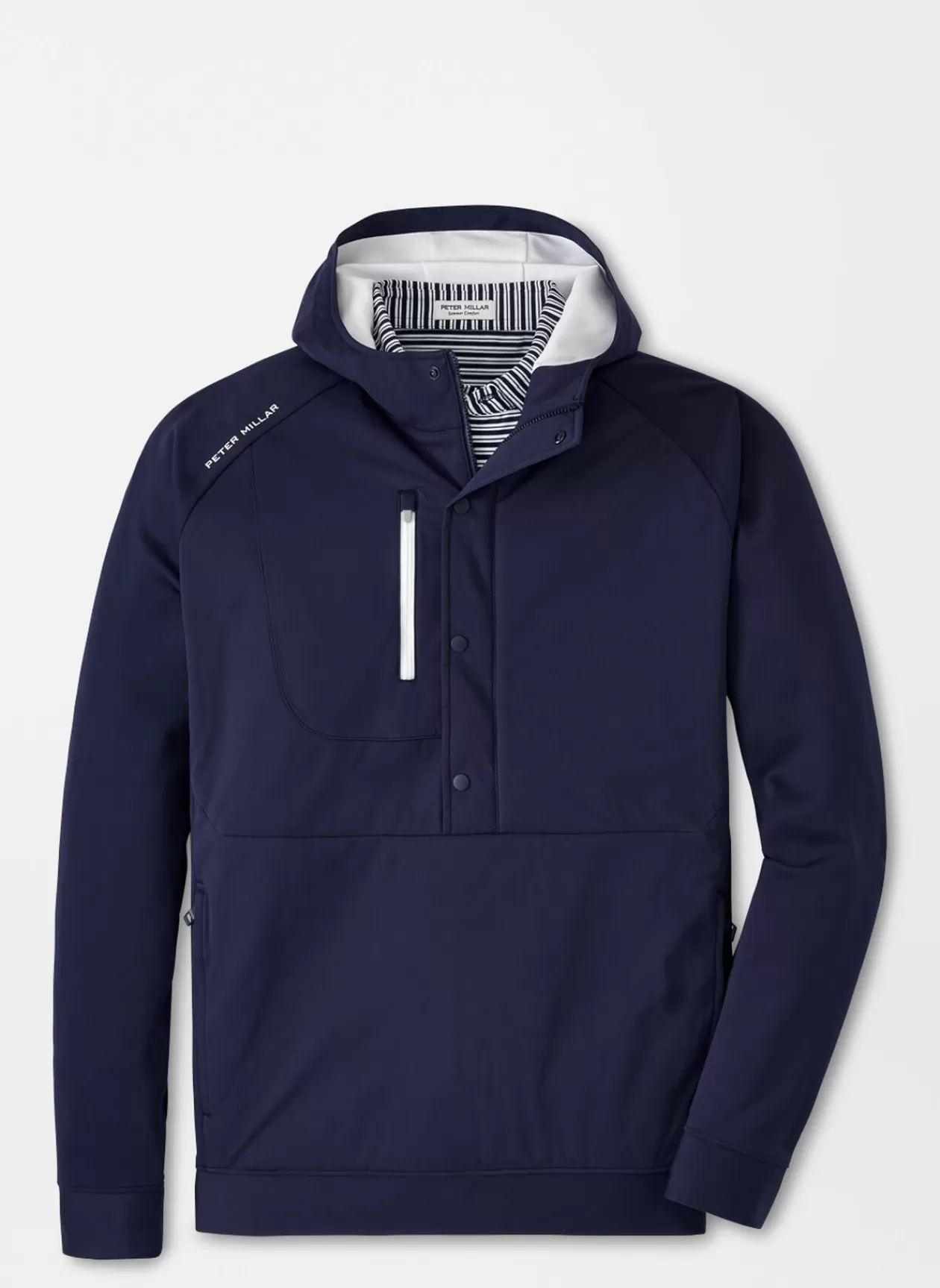 Peter Millar Weld Half Snap Hoodie