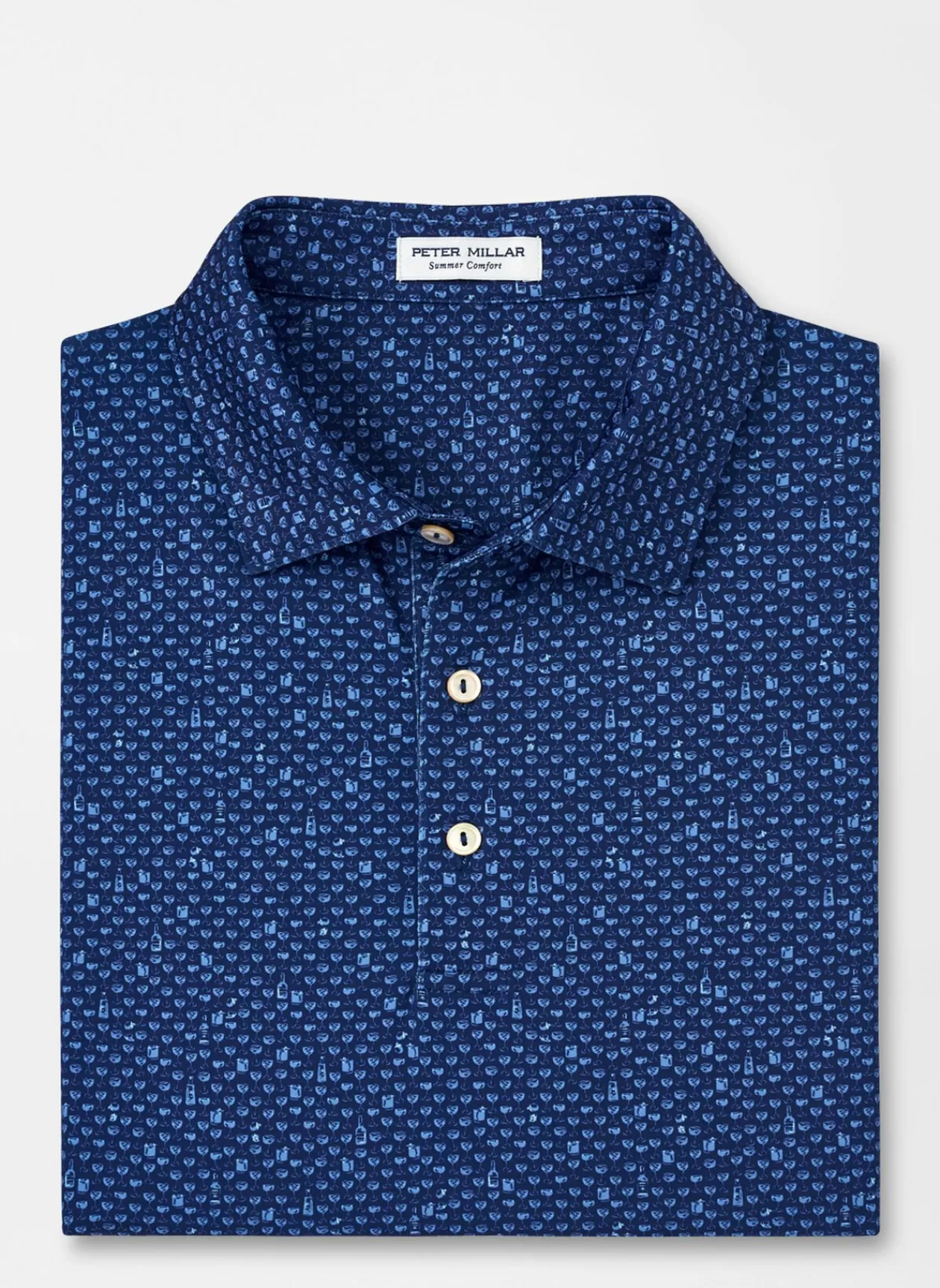 Peter Millar Whiskey Sour Performance Jersey Polo